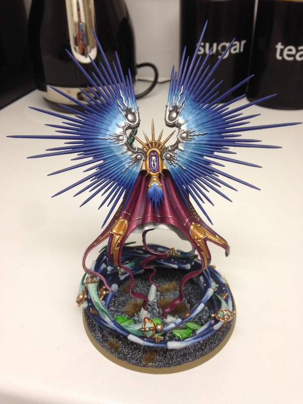 Finished celestant prime! Painting and Modelling The Grand Alliance